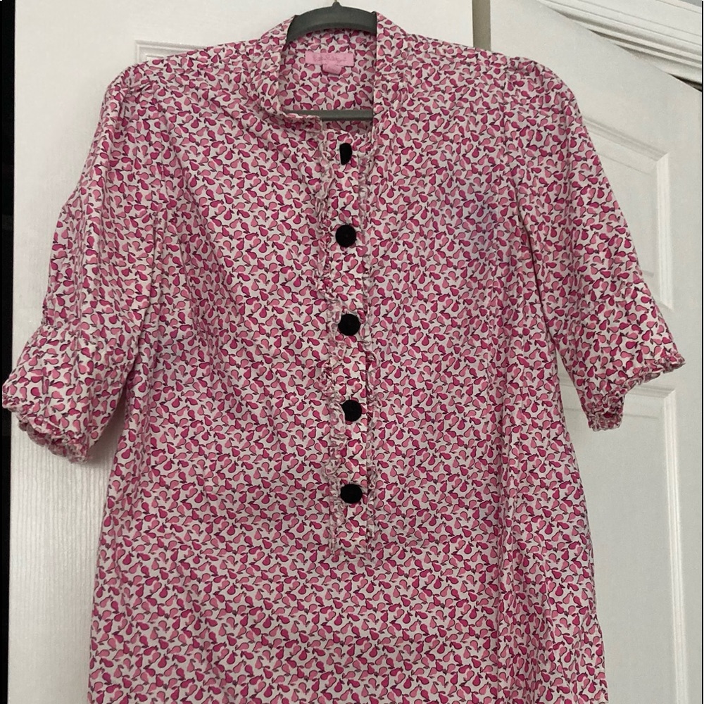 Lilly Pulitzer puff sleeve blouse